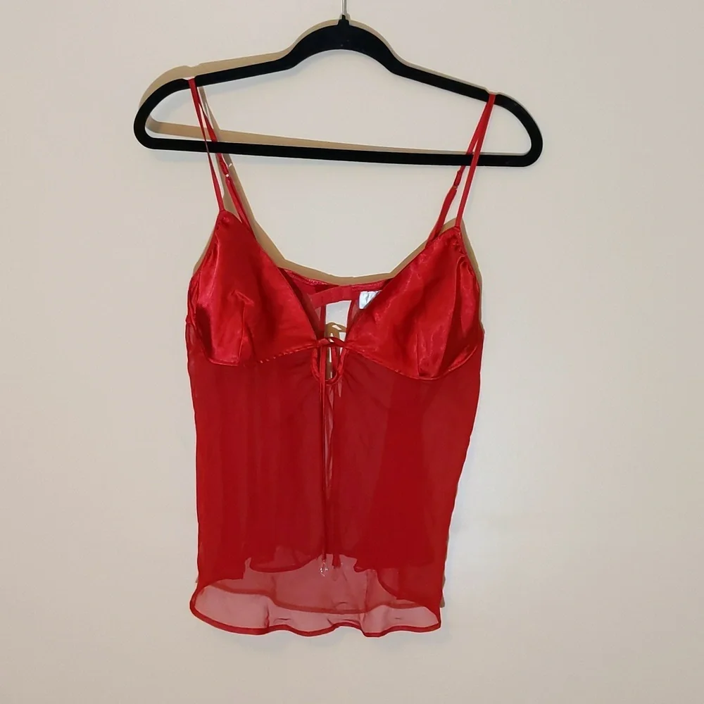 La Senza| Valentine Red Baby Doll Camisole - Picture 1 of 12